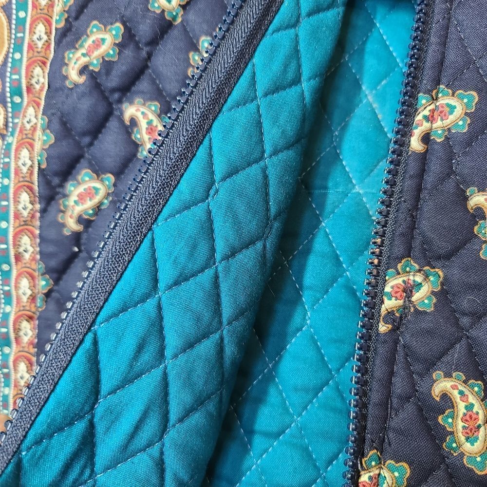 Vera Bradley Vintage Garment Bag Navy 1991 - Picture 7 of 8